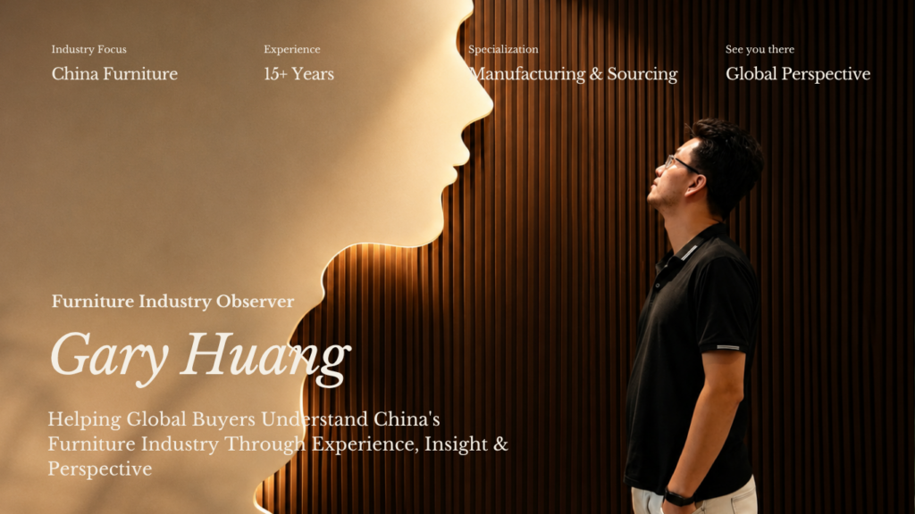 FURNITURE DISCOVER FOUNDER GARY HUANG